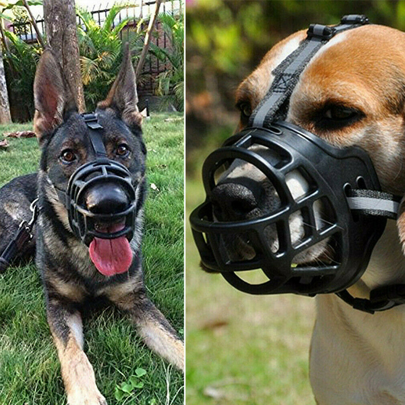 Einstellbare Hunde Mündung Haustier Mund Cover Hundemaske Rinde Bissnetz Mund Mündung Pflege gegen Accessoires für Haustiere Haustier