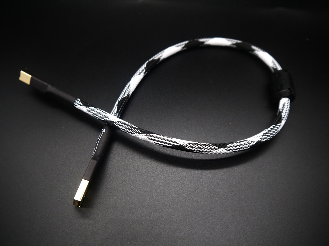 Hifi USB 2.0 Type A-B / Type A-C / Type A-Micro / Type C-B OTG Canare USB Cable For Audio DAC Heaphone Amplifier / NO1081