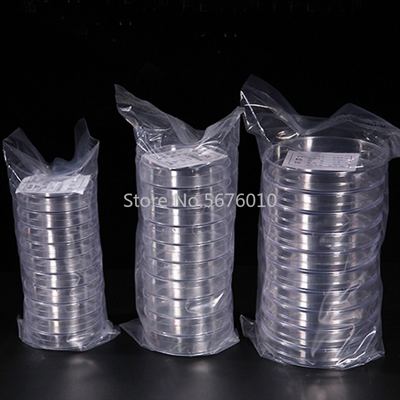 10peeces/Pack Lab 35 мм 60 мм 90 мм 100 мм 120 мм 150 мм одноразовое пластиковое пластиковое чаш