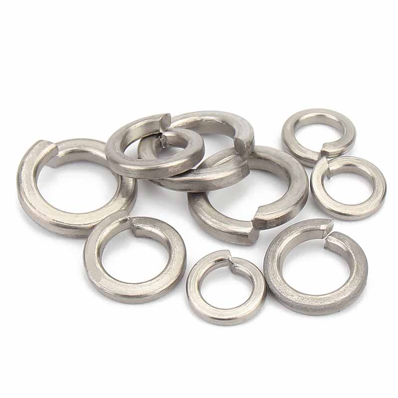 1/2/5/M2 M3 M4 M5 M6 M8 M10 M12 M14 M16 M18 M20 M22 M24 GB93 TA2 Pure Titanium Gr2 Spring Split Lock Washer Elastic Gasket