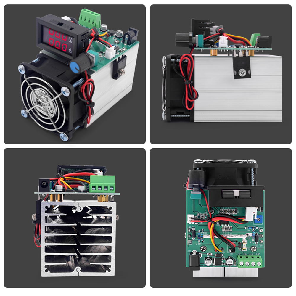 Elektronisk belastning 100W DC 12V 0-10A Justerbar batterikapacitetsdetektor Modul DC Elektronisk belastning Digital batteriverifierare