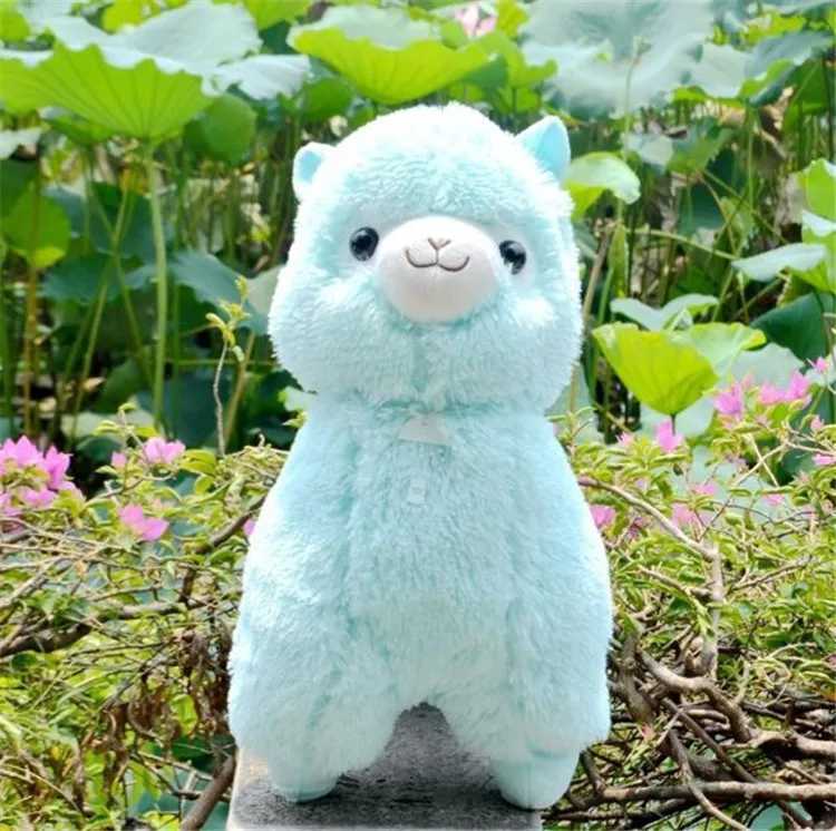 豪華な人形45cm 5色の日本のアルパカソフトぬいぐるみ人形巨人ぬいぐるみ動物玩具kawaiiアルパカモデル子供ギフトJ240410