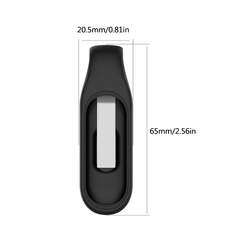 Novo rastreador de pulseira protetora Anti Lost Soft Cover para Xiaomi Miband 6/5 Shell Silicone Clip Buckle Solter para Mi Band 7