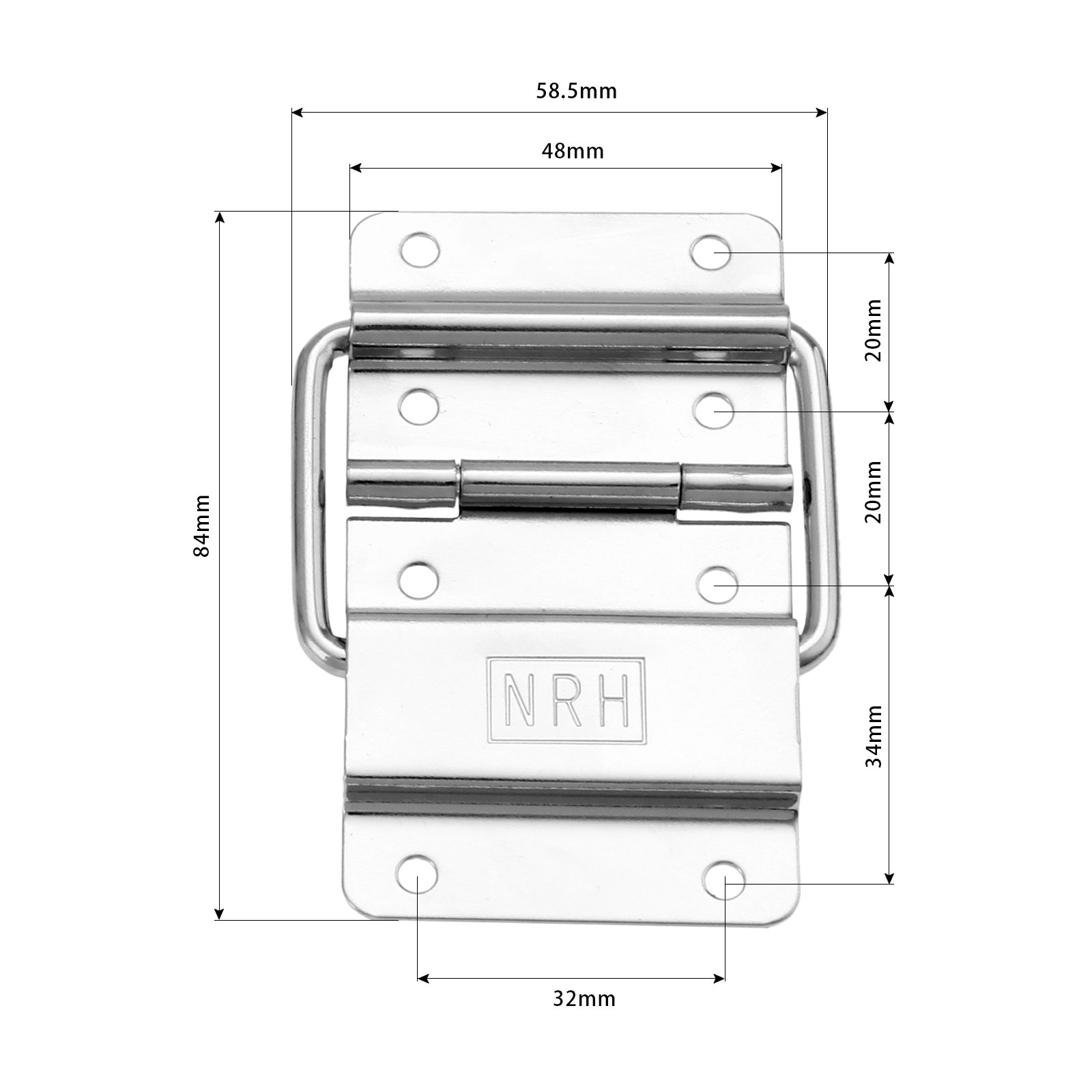 Air/Flight Case Doors Caixas de ferramentas Caixas suportam o armário da dobradiça de dobradiças de móveis acessórios de caixa de acessórios para ferramentas de ferramenta hardware