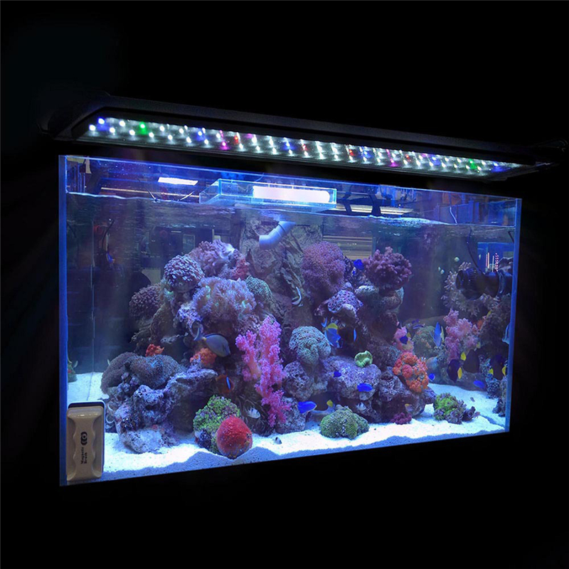 30-120 cm Lampada di illuminazione a LED Aquarium Piantata Lampada a pianta di pesce multicolori piante pianta di coltivazione a LED LAMPA