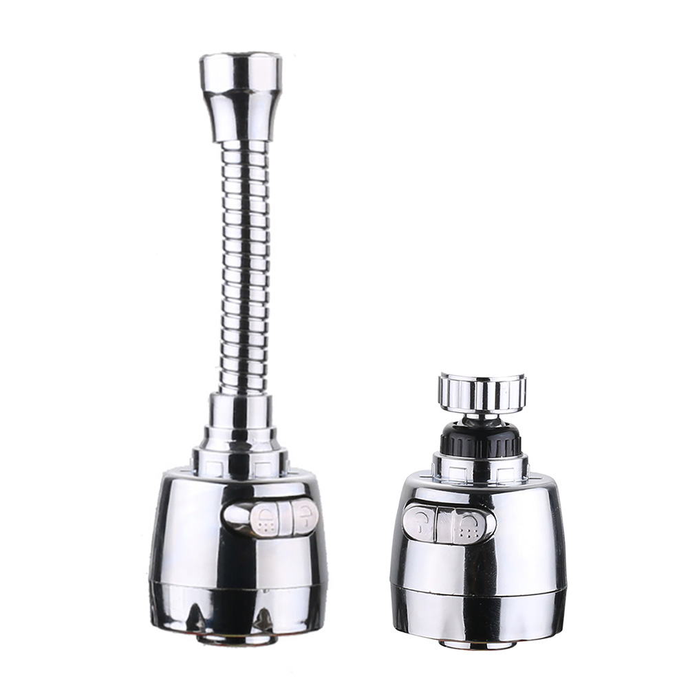 Kitchen Gadgets 360° Swivel Faucet Aerator Adjustable Dual Mode Sprayer Filter Diffuser Water Saving Nozzle Faucet Connector