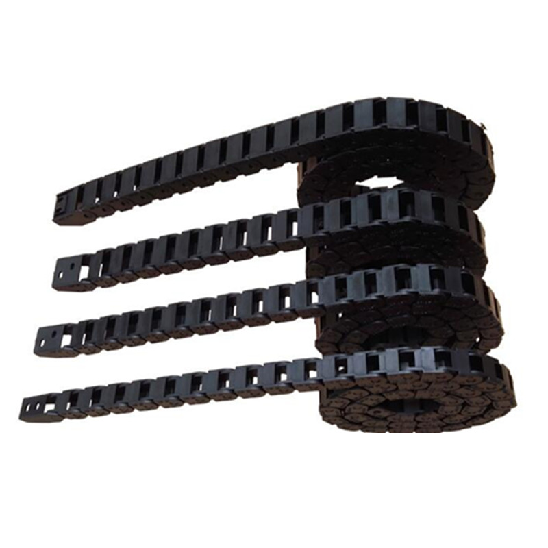 10*20mm 15*30mm 10x10mm 7x15mm L1000mm Cable Drag Chain Wire Carrier with End Connectors for CNC Router Machine Tools