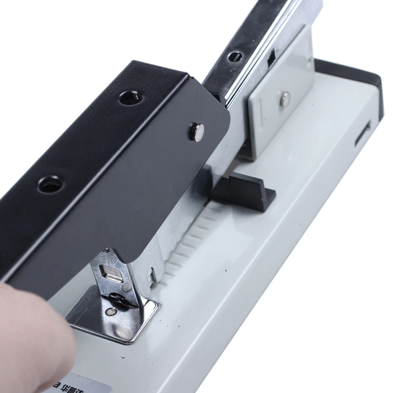 Klipp Huapuda Tungtyp Metal Stapler Bokbindande Staple 120 Slagkapacitet Office Tools Tools