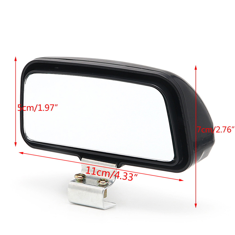 Car Truck Unversal Adjustable Wide Mirror Rear View Blind Spot 11x7cm