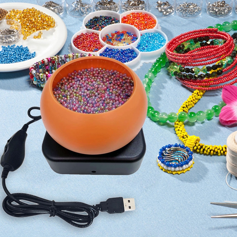 Machine de perles électriques pour la taille de la taille de perle automatique Spinner pour les bijoux de fabrication de perles de perles de perles de perles