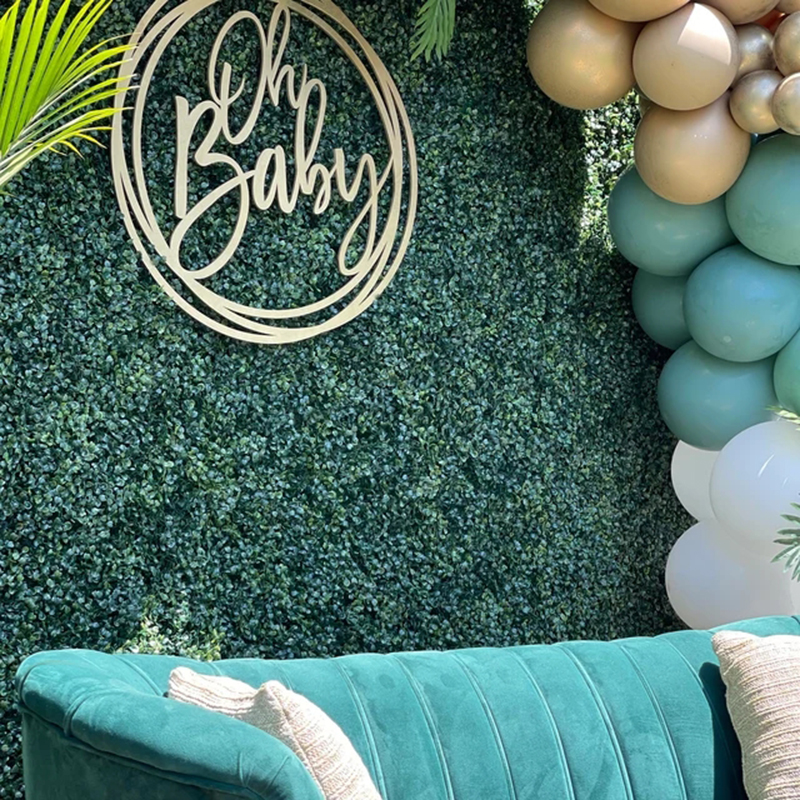 Oh signe bébé pour baby shower mur en bois suspendu premier 1 une 1ère fête d'anniversaire décorations de douche de bébé