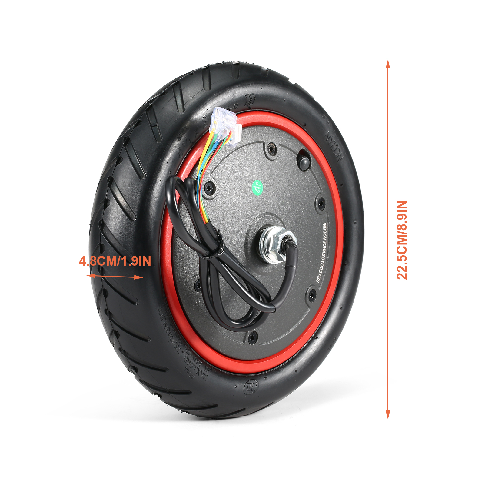 350W Motormotor Ersatzräder für Xiaomi M365 Pro Electric Scooter Motor Wheel Wheel Scooter Zubehör Ersatz