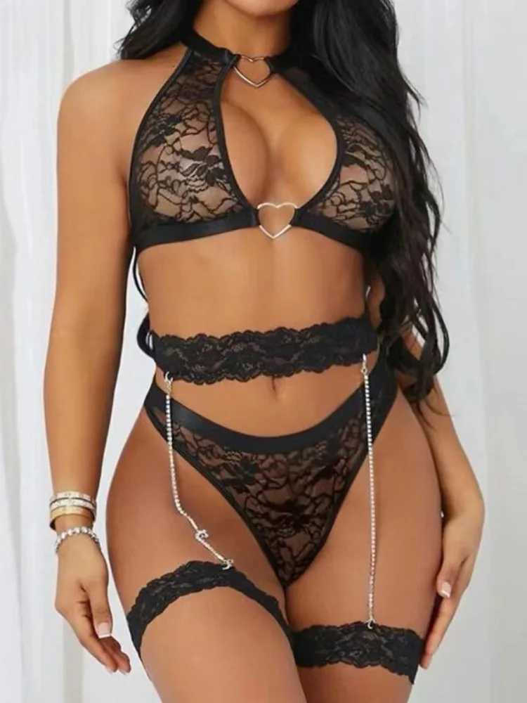 Bras Sexy Lace Lingerie Set Womens Underwear Bra Party Party Set Party Set Lace Lace Set sous-vêtements Set S-XL Taille 240410