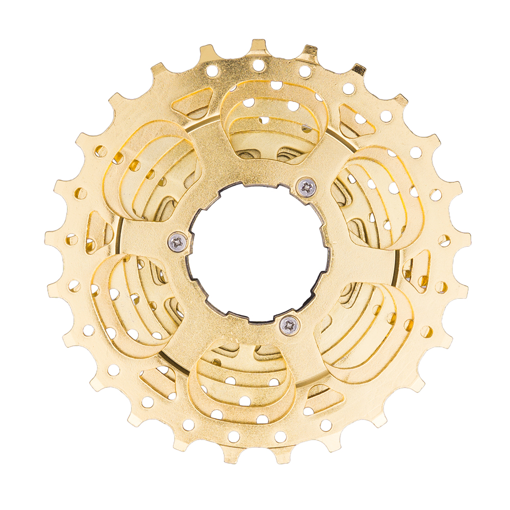 Bicicleta de estrada ZTTO 11 Cassete de velocidade 25T 28T Golden Steel Freewheel Wheel 22 Speed Flywheel Rocket