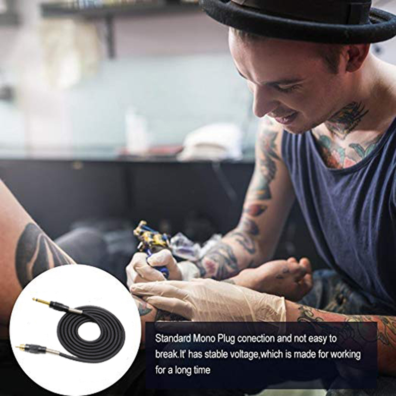 Professionele 1,8 m RCA Tattoo Clip koorden siliconen zachte tattoo clip koord voor tattoo machine tattoo voeding