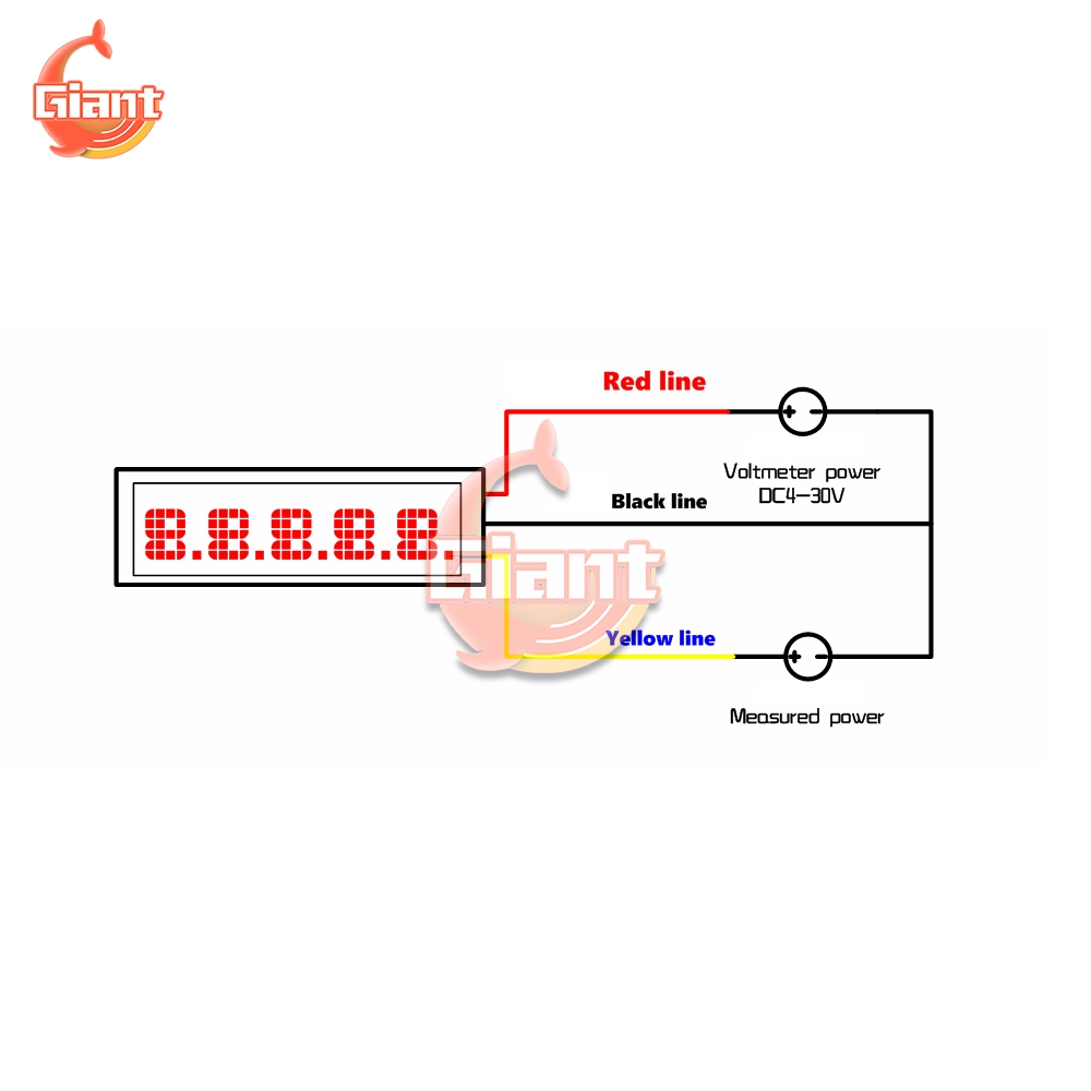 0.56 بوصة DC 0-33V 3 الأسلاك LED رقمي فولتميتر المتر متر فولت الأداة