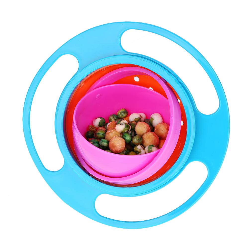 Baby Bowl Universal Gyro Bowl Praktisch ontwerp kinderen 360 graden roteren balans