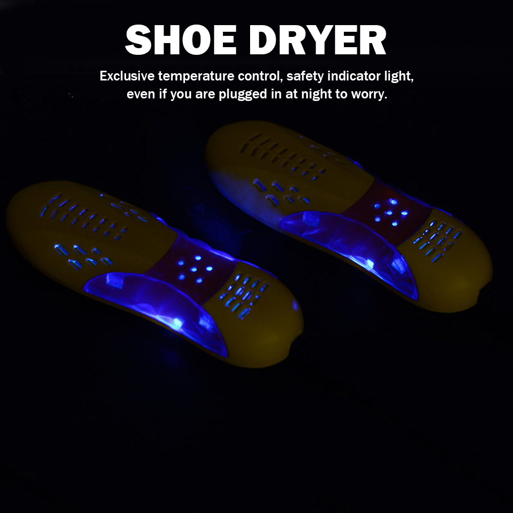 Scarpe elettriche asciugatrice forma razza forma voilet leggero riscaldatore del piede caloroso eliminare odore deodorante UV Deumidify dispositivo 110V-220V