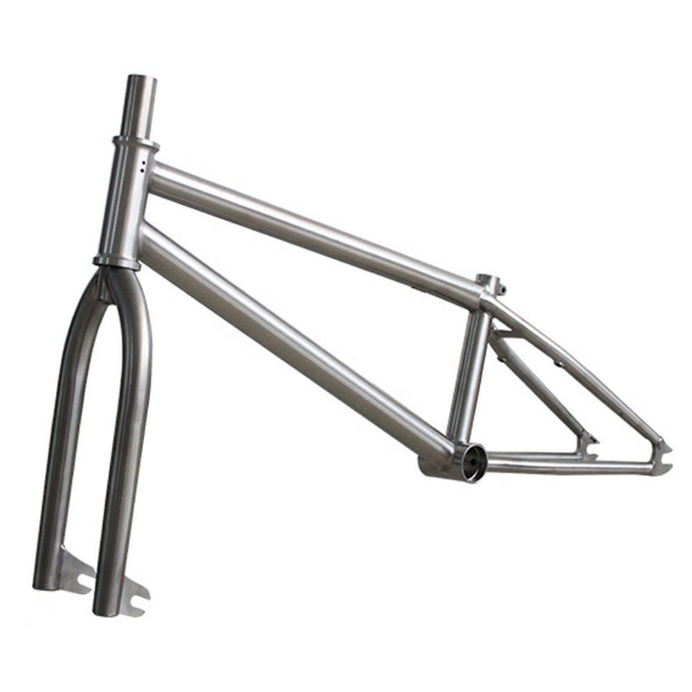 Titanium BMX Bike Frame Street Racing Bicycle Accessories 16 in, 20 in Customized