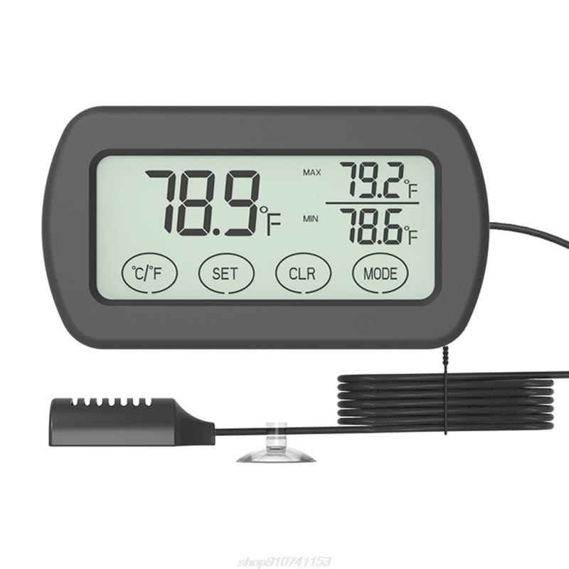 PET -Box Inkubator Ei Schluckthermometer Hygrometer mit Porbe+Touchscreen+Alarmfuktion+max my27 22 Dropship