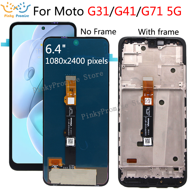 Original für Motorola Moto G41 LCD-Touchsbildschirm für Moto G31 LCD XT2173-3 Digitizer-Montage-Anzeige für Moto G71 5G LCD-Anzeige