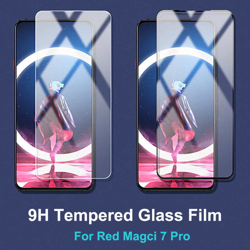 Для Red Magic 7 Pro Case 5G Пленка с задержанным стеклянным экраном для Nubia Red Magic 7pro Full Cover Clear Flam