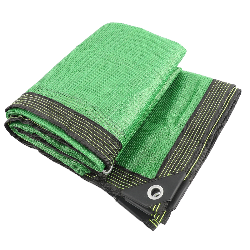 12pin Green Sunshade Net Garden Sun Plantas de cobertura Anti-UV Sombreado 80% Tombra al aire libre Vela de vela Toldo de piscina de malla de privacidad