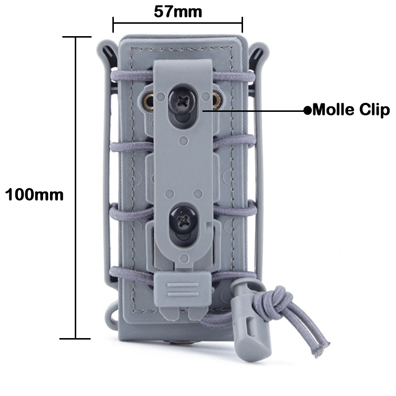 9 mm taktyczne magazyn Wojek wojskowy Molle Pistol Mag Uchwyt z klipsem do paska miękka skorupa do strzelania do karabinu Fastmag torebki