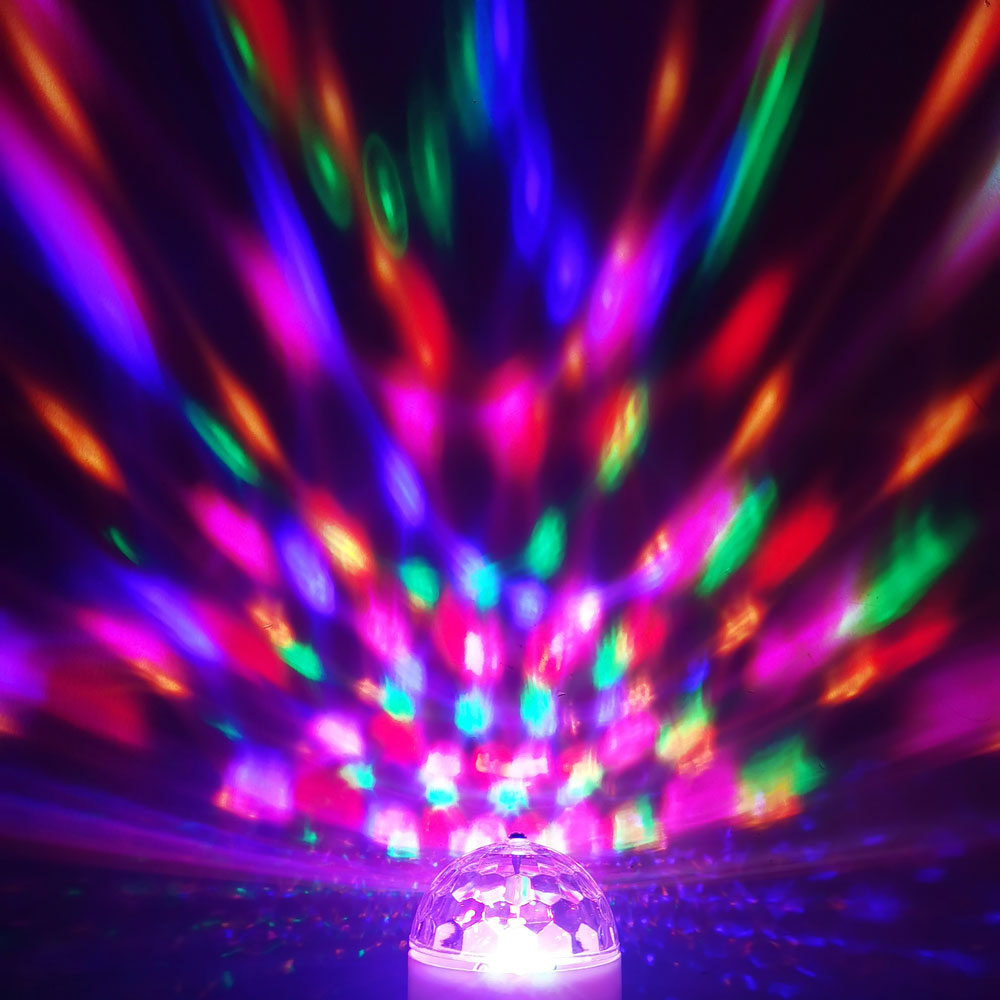 Мини -диско -мяч караоке -огни ночной клуб вечеринка магическая диско -лампа светодиодная зеркала Ball Light Music для клуба сцены танцевальной шоу 110V 220V