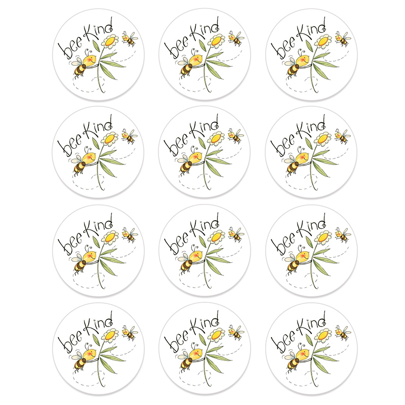 24/Bee Kind Bee Happy Stickers for Wedding Birthday Party Baby Shower Decor Cute Animal Bee Stickers Kids Toy Gift