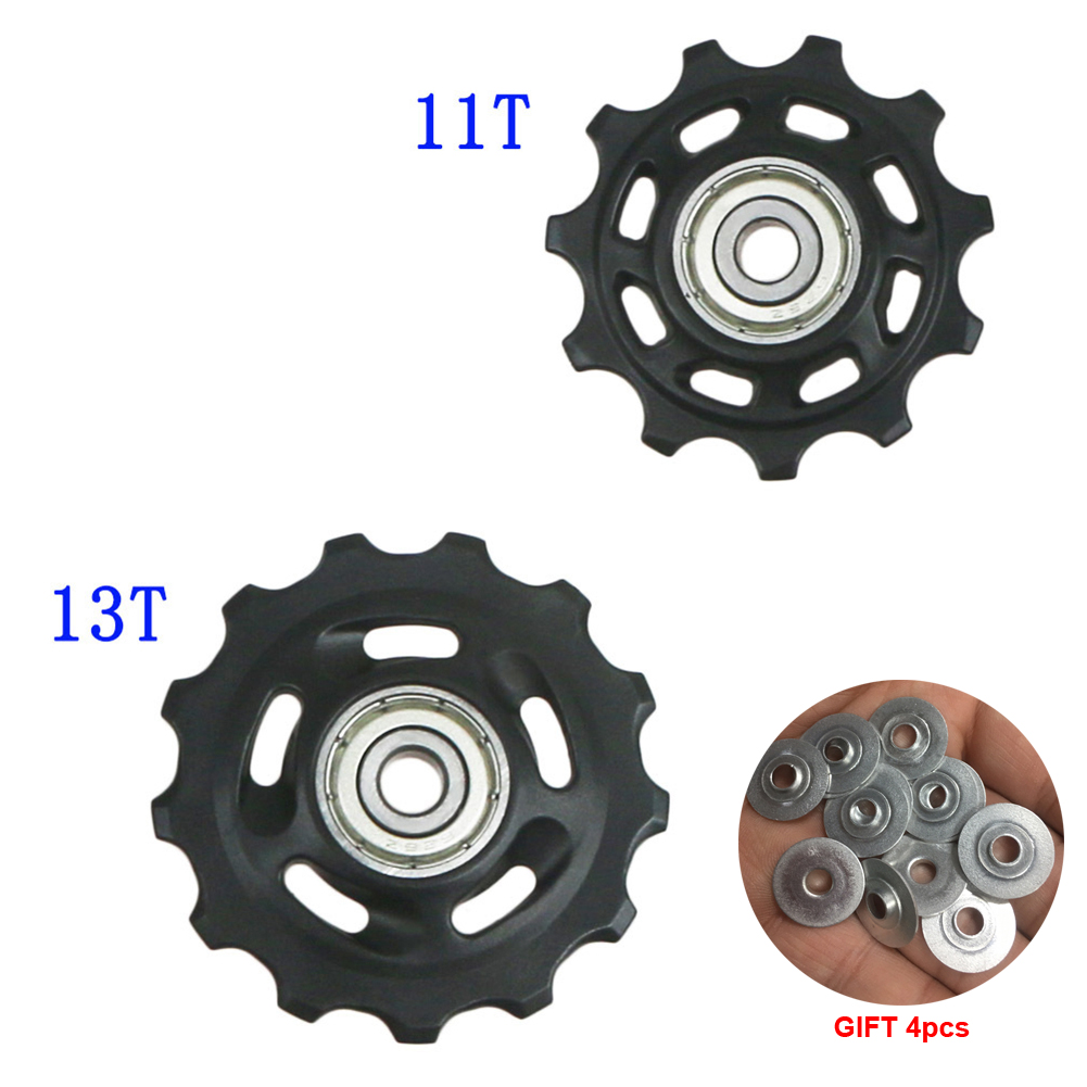 11T 13T -lager MTB Cykel bakre guide hjuljockey bakre derailleur remskal för 9/10/11 hastigt tätat stållager