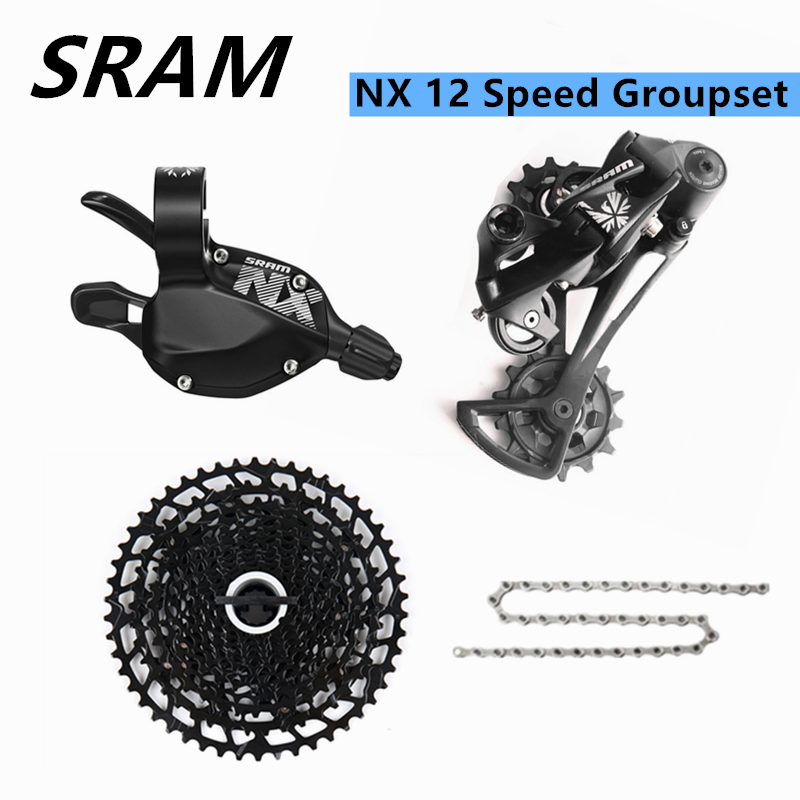 新しいSRAM EAGLE SX GX NX 12スピード自転車グループセットMTBマウンテンバイクシフターリアデレイラーカセットチェーン12Sグループセット