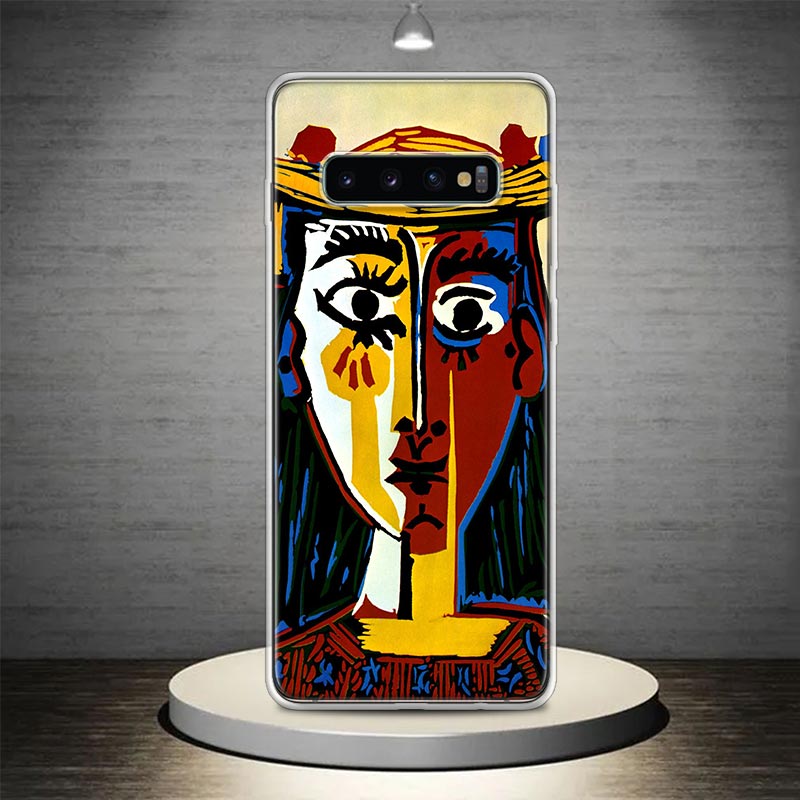 Picasso Abstract Art Painting Telefono Coque Samsung Galaxy M12 M21 M31 M30S M32 M51 M52 Nota 20 Ultra 10 Pro 9 8 J4 Plus