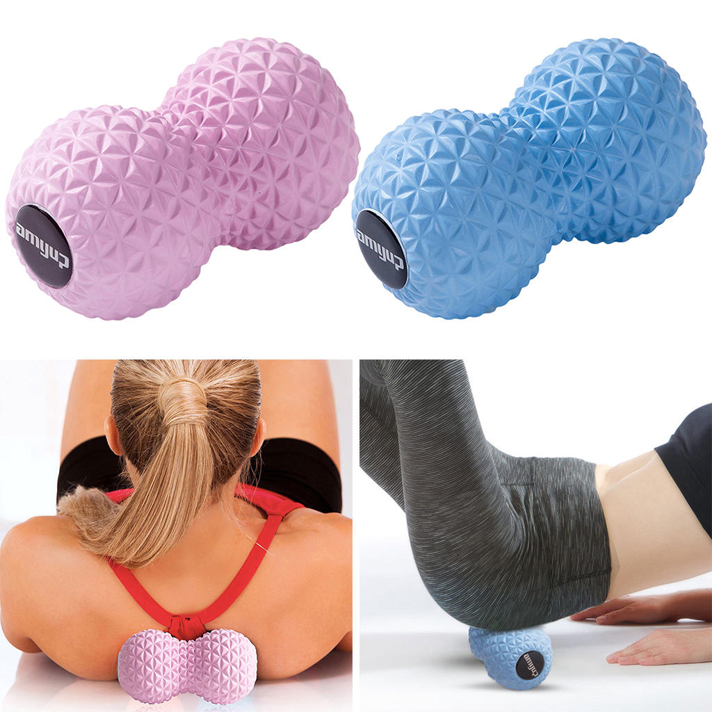 Eva Erdnussmassagebugel Doppelte Lacrosse Massage Ball Mobilität Ball für Physiotherapie Tiefes Gewebe -Massagewerkzeug Rücken Handfuß