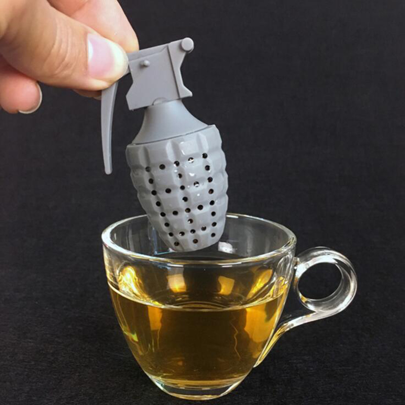 Creative Silicone Tea Infuser Tea Difusor Herbal Spice Filtro Coverner de chá de café Reutilizável Teaware Acessórios de cozinha de chá