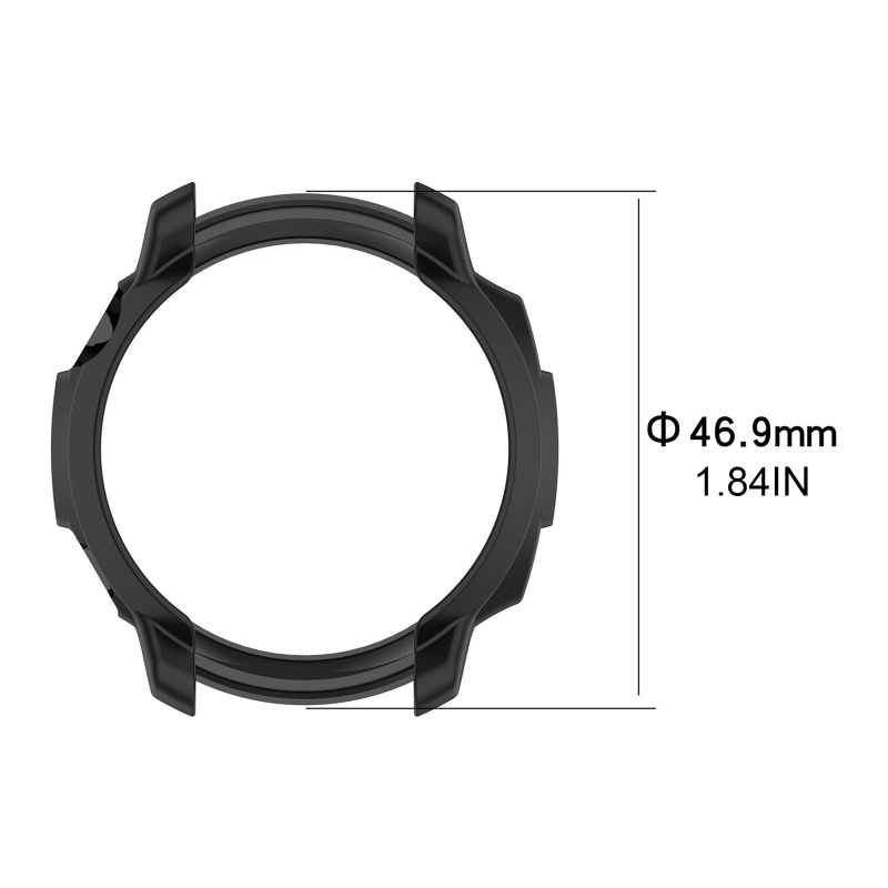 Schermo Protector Case Frame anti-scratch TPU Soft TPU Copertura protettiva Shell compatibile con Coros Pace 2 Smart Watch