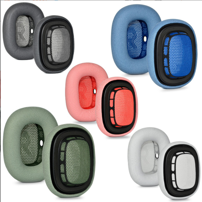 Metallskal med ANC för AirPods Max Bluetooth-hörlurtillbehör Transparent Solid Silicone Case AirPods Pro Max Hörlurar Anti-Drop Protective Case