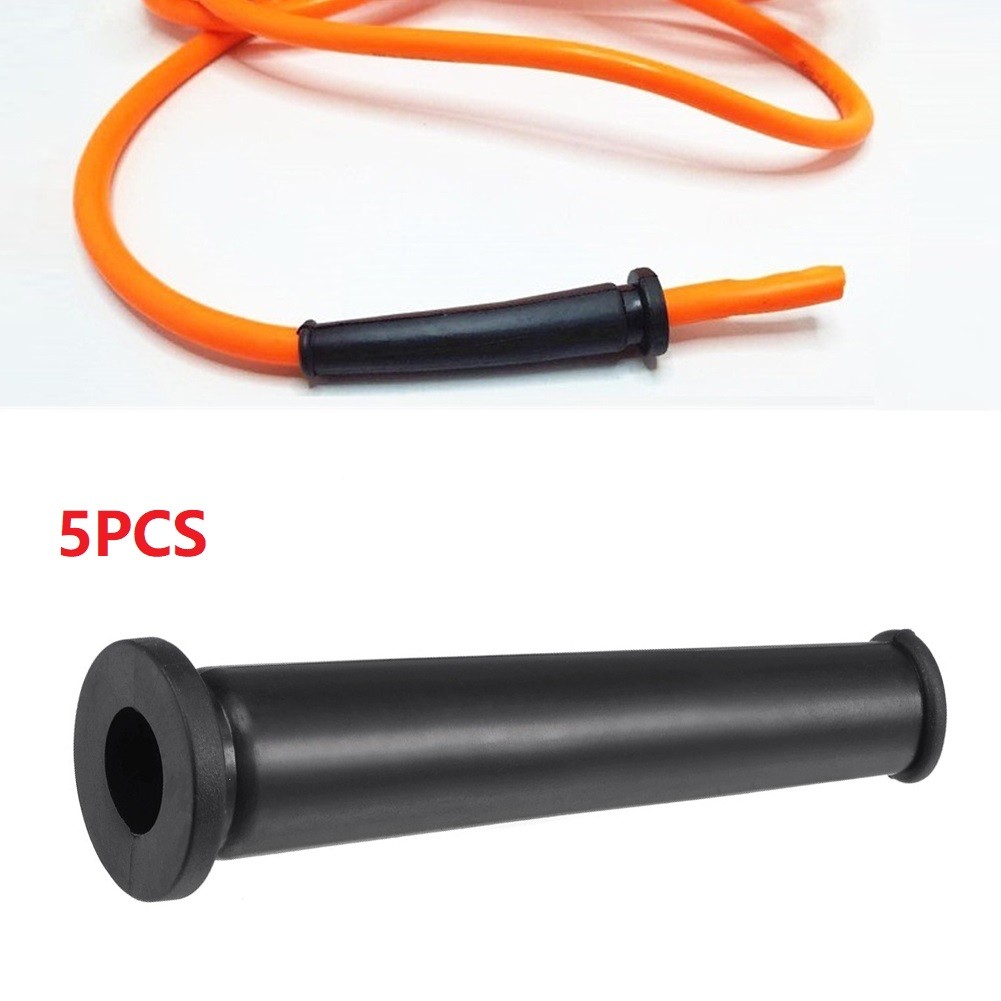 5/9mm Conector de glândula de borracha de alívio de alívio de borracha Protetor de botão de fio Sleeve de cabo para ferramenta elétrica carregador de celular