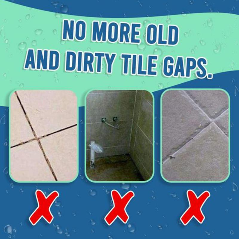 20g Waterproof Tile Gap Repair Agent White Tile Refill Grout Pen Mouldproof Filling Agents Wall Porcelain Bathroom Paint Cleaner