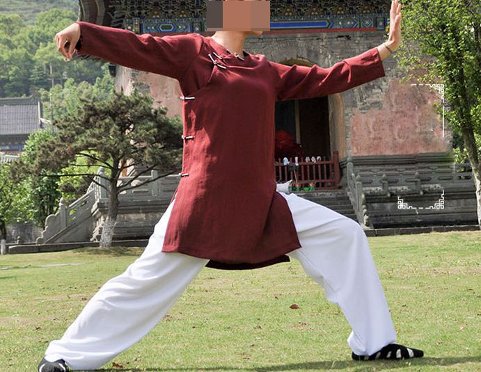 lin de haute qualité Vêtements traditionnels chinois Femmes Tai Chi Suits Kung Fu Arts martiaux Wudang Taoist Uniforms