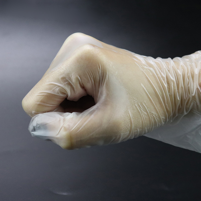 Einweg-PVC-Handschuhe weiße Nichtschuppenstammhandelhandschuhe Haushalt Haushalt Allgemeiner Reinigungsnahrungsmittelversorgung