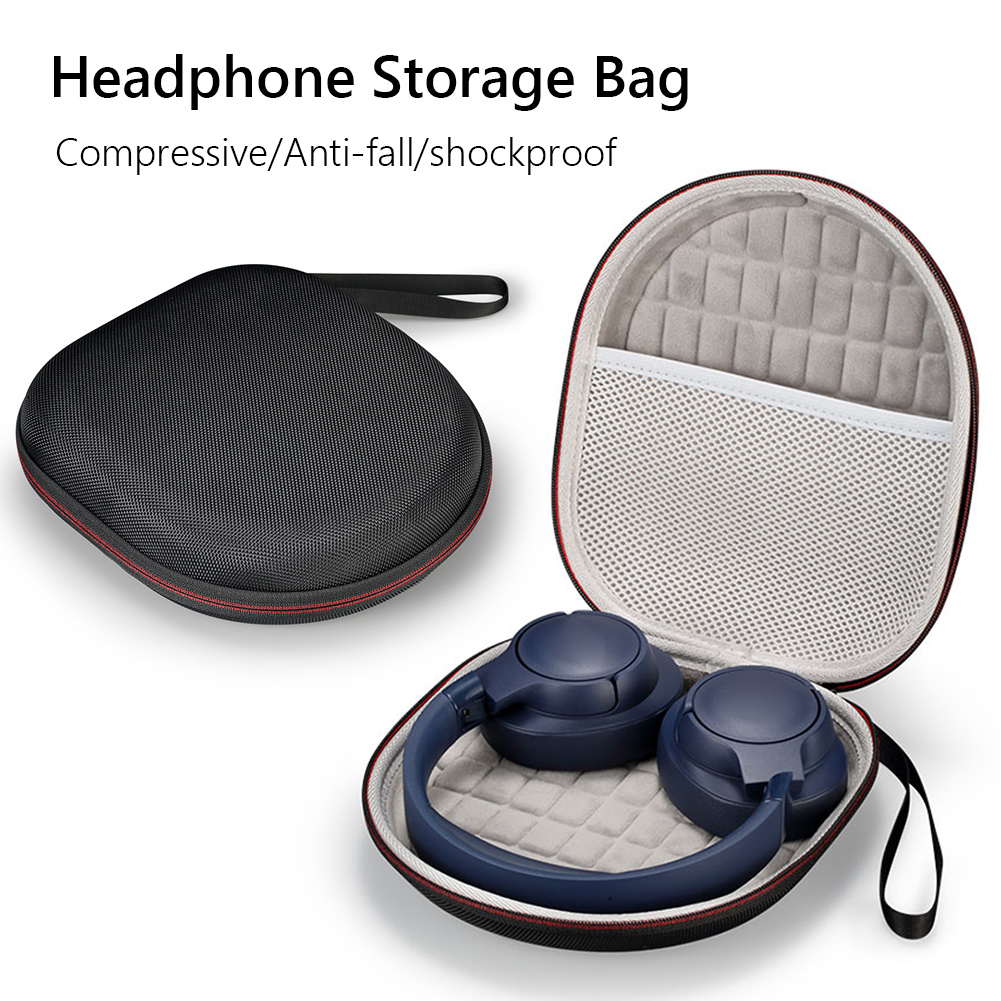 Hard EVA hörlurar som bär fodral på Pouch för T700BT Anker Soundcore Life Q 20 Cowine 7 Case Sonywhch710n Headset Storage Bag Box