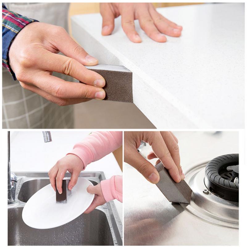 Claier mag ic éponge lave-vaisselle à tampons à récurer émeri éponge Pot de cuisine Rust Nettoyer Brosse effacer une éponge divisible multifonctionnelle
