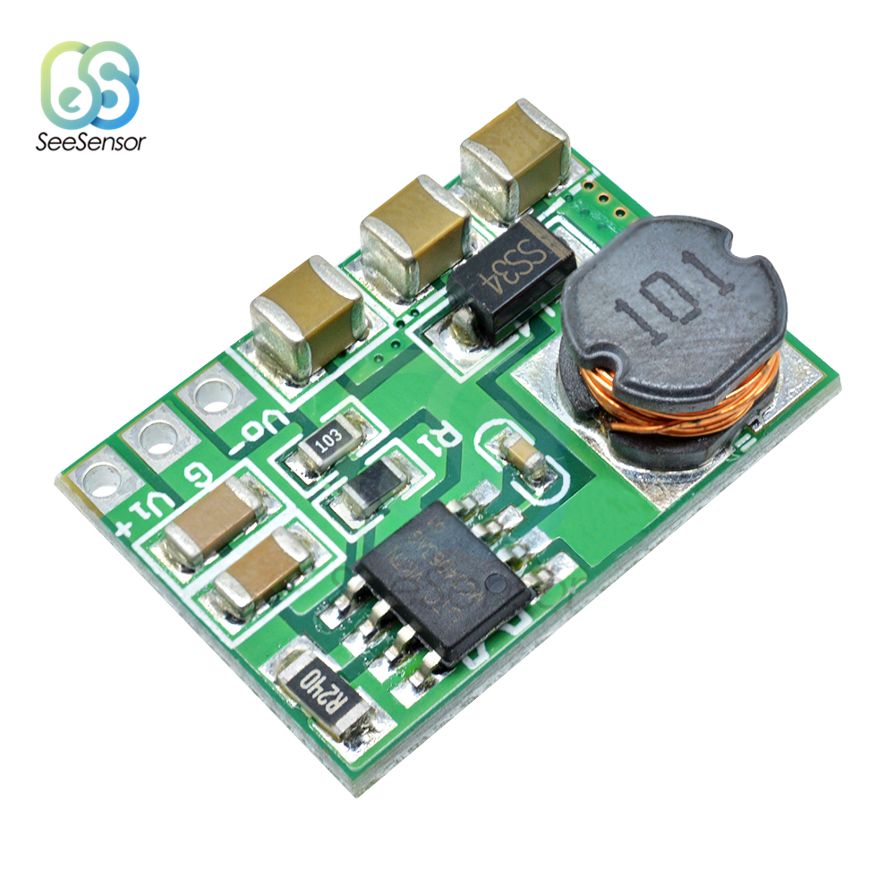 DC -DC +/- Spänningsomvandlare positivt till negativt steg ned strömförsörjnings boost -buck -modul 3-15V till -3.3V -5V -6V -9V -12V -15V