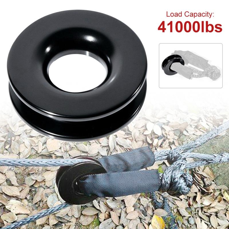 Trailer Car Tow Rope Rope Shackle Winch Snatch Recovery Ring Tynthetic Soft Pull Rop