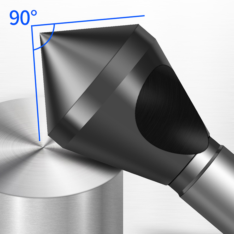 M35 Debrling Cobalt Cutter Counterink Countersink Bit 90-градусный HRC89 Tialn HSS-CO косой отверстие