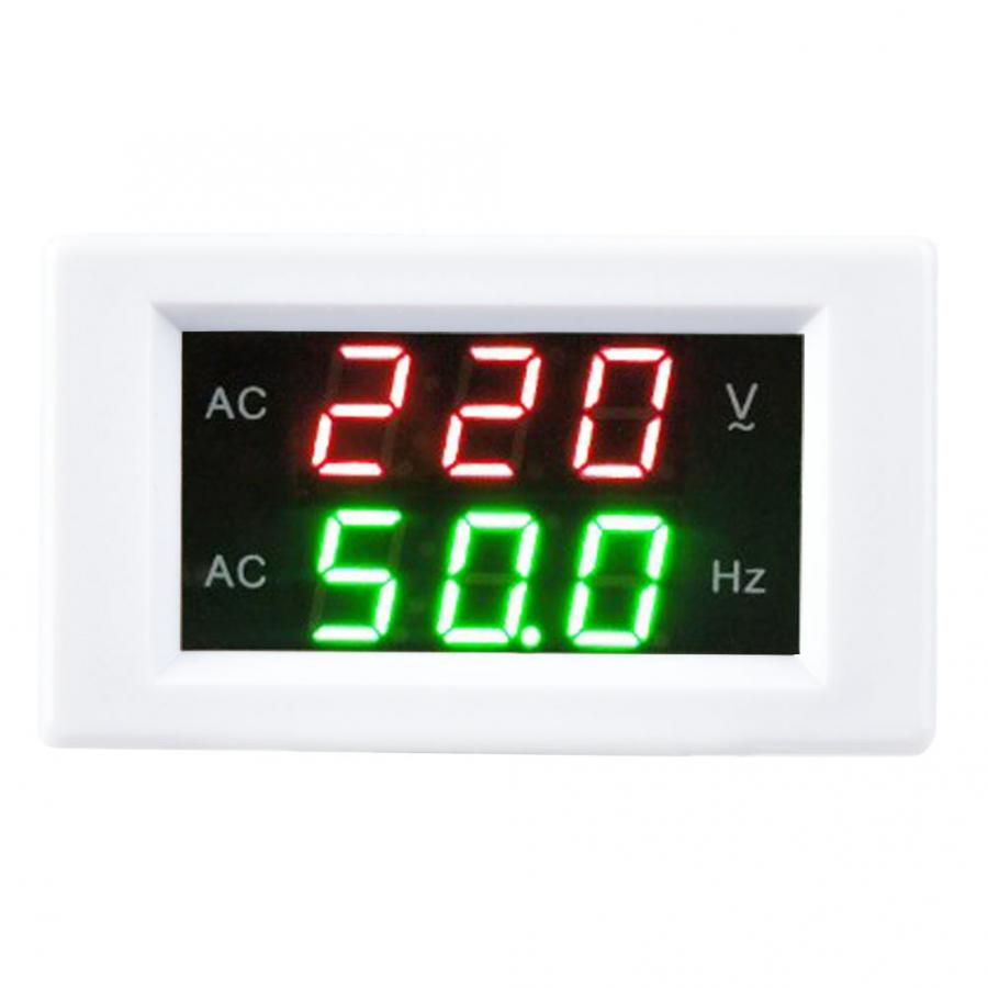 Frequency Counter Generator Display Dual LED Digital CA Ferramenta de teste de medidor de frequência de voltímetro