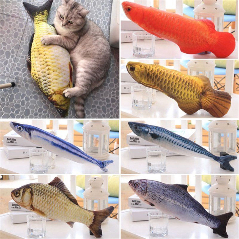 Pet Cat Kitten Fish Fish Shape Catnip Resistente al morso Giocando Gracciano giocattolo masticolo