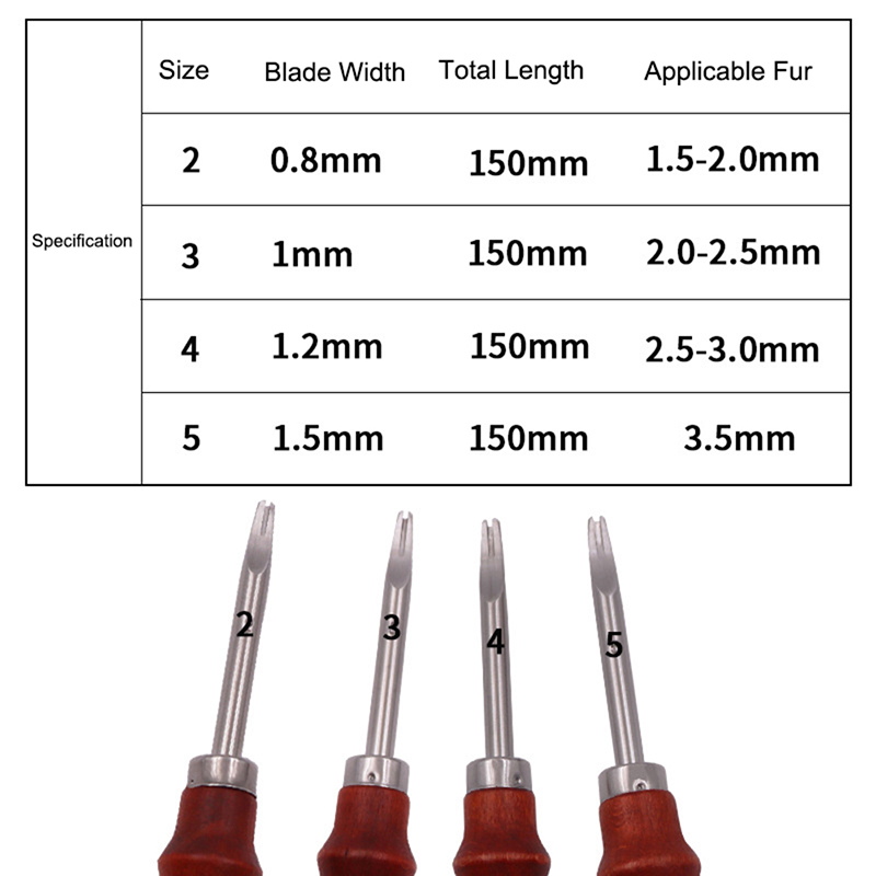 0,8/1,0/1,2/1,5 mm skórzana krawędź Skiving Skiving Nóż noże