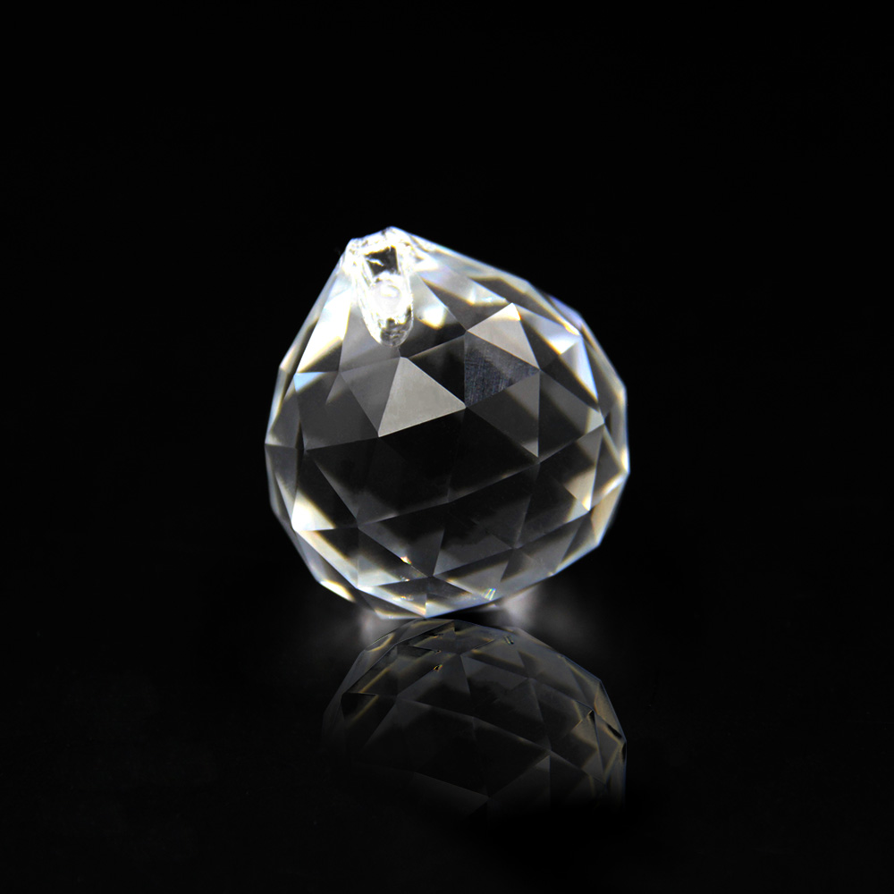 15 mm / 20 mm / 30 mm / 40 mm Clear Crystal Balls Glass Pendre suspendu pour décoration de mariage